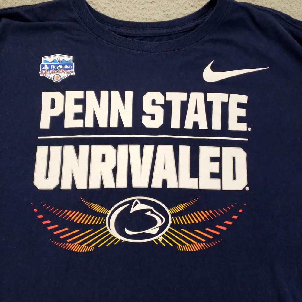 Nike Shirt Mens XL Blue Penn State Unrivaled Playstation Fiesta Bowl Long Sleeve - Picture 3 of 10